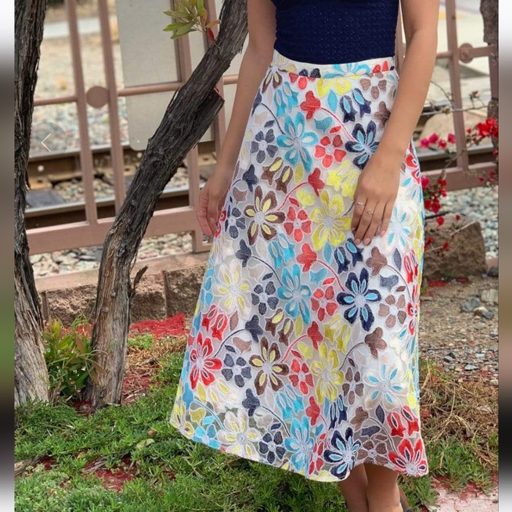 Anthropologie Midi Skirt